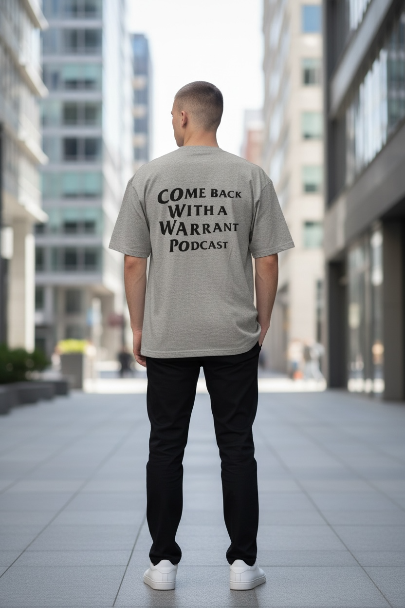Come Back With a Warrant Short Sleeve T-Shirt