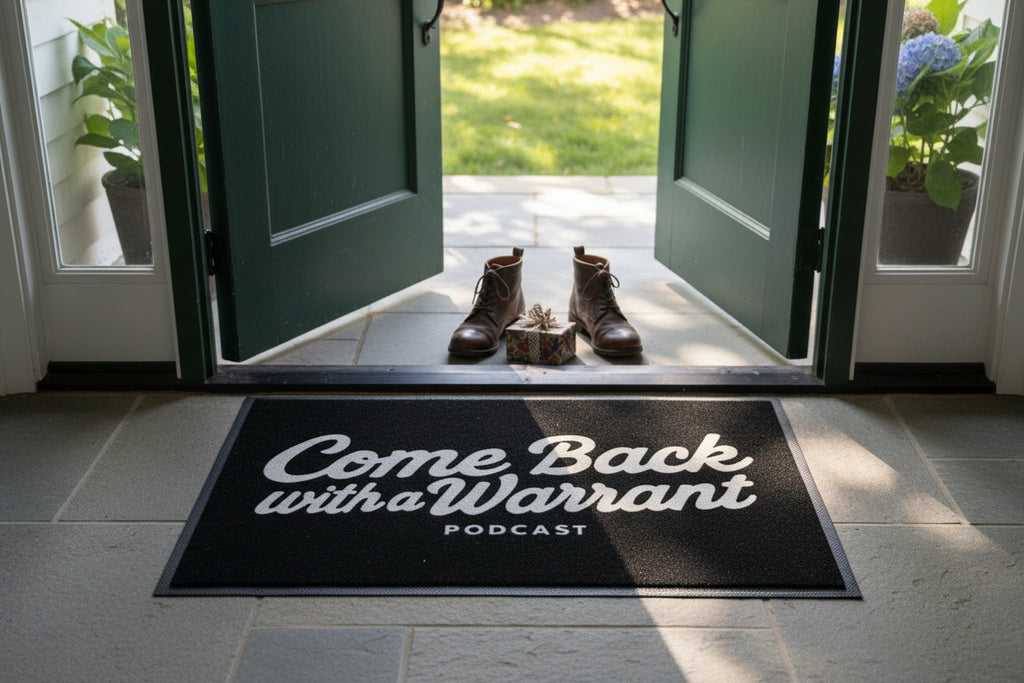 Come Back With a Warrant Welcome Mat